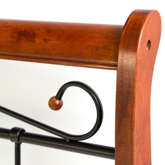 Enkelsäng - Metallram - Svart - Ram 1008 - 140x200 Cm
