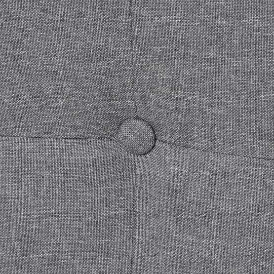 Yhden hengen sänky - Sängynrunko sängynpäätyllä - Harmaa - 90x200 cm
