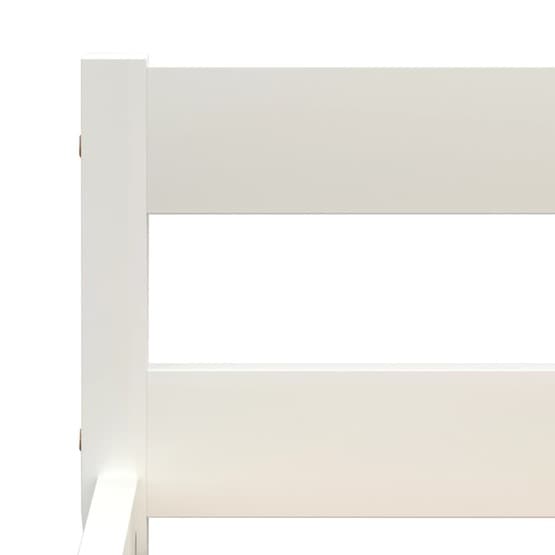 Sängram Vit Massiv Furu 200X100 Cm