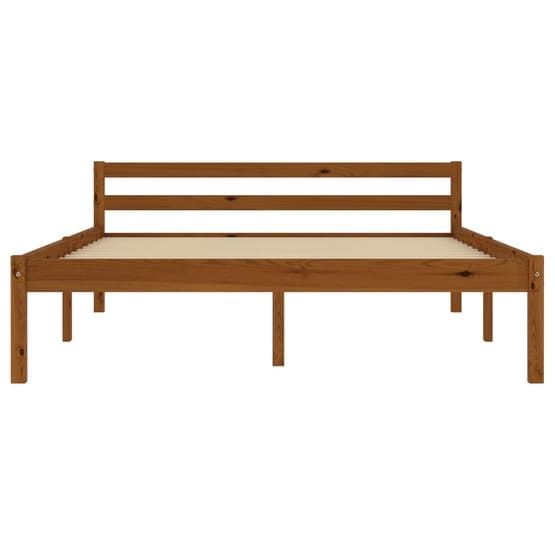 Sängram Honungsbrun Massiv Furu 200X140 Cm