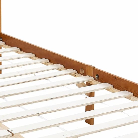 Sängram Himmelsäng Honungsbrun Massiv Furu 90X200 Cm