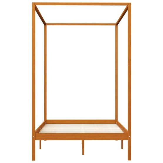 Sängram Himmelsäng Honungsbrun Massiv Furu 120X200 Cm