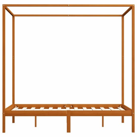 Sängram Himmelsäng Honungsbrun Massiv Furu 120X200 Cm