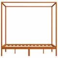 Miniatyrbild 4 av 7: Sängram Himmelsäng Honungsbrun Massiv Furu 120X200 Cm