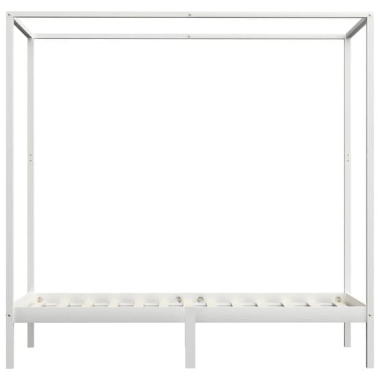 Sängram Himmelsäng Vit Massiv Furu 90X200 Cm