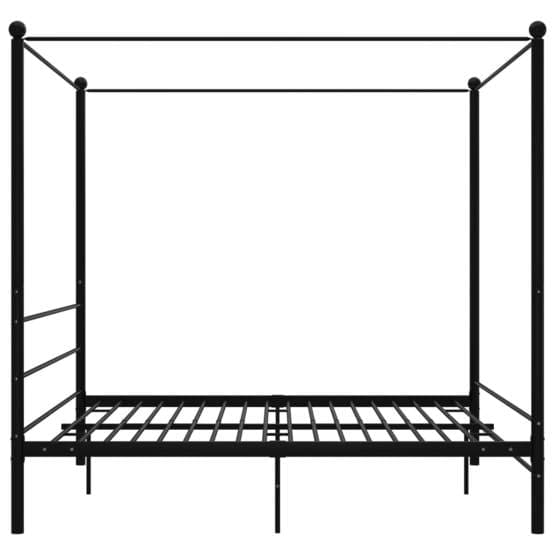 Himmelsäng Svart Metall 180X200 Cm