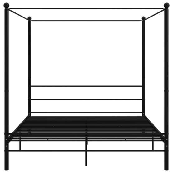 Himmelsäng Svart Metall 180X200 Cm