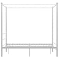 Miniatyrbild 3 av 6: Himmelsäng Vit Metall 120X200 Cm