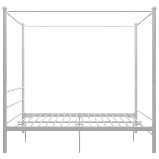 Himmelsäng Vit Metall 180X200 Cm