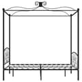 Miniatyrbild 4 av 6: Himmelsäng Svart Metall 120X200 Cm