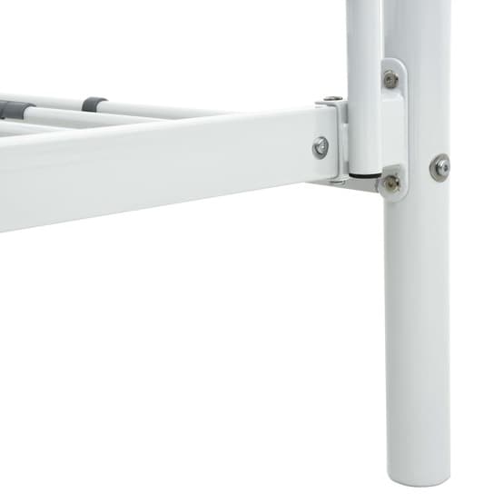 Våningssäng Vit Metall 90X200 Cm