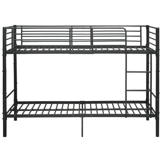 Våningssäng Svart Metall 90X200 Cm