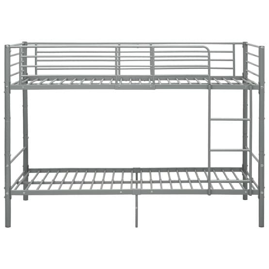 Våningssäng Grå Metall 90X200 Cm