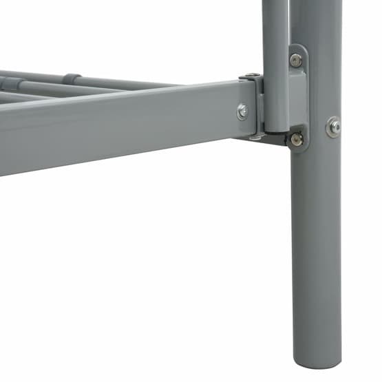 Våningssäng Grå Metall 90X200 Cm