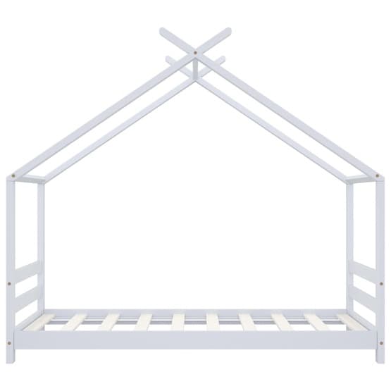 Barnsäng Vit Massiv Furu 80X160 Cm