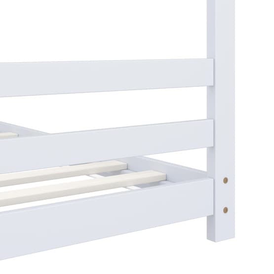 Barnsäng Vit Massiv Furu 80X160 Cm
