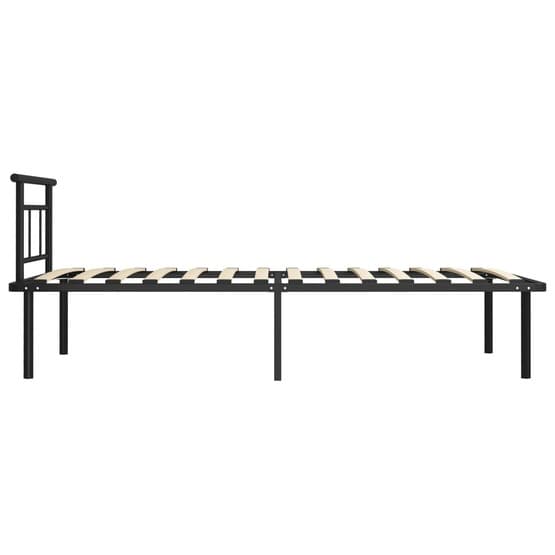 Sängram Svart Metall - Huvudända 100X200 Cm