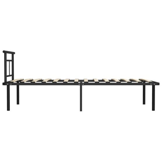 Sängram Svart Metall - Huvudända 90X200 Cm