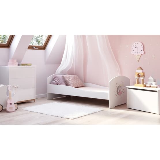 Børneseng - Luk Med Madras - Sleepy Princess - 160 x 80 Cm