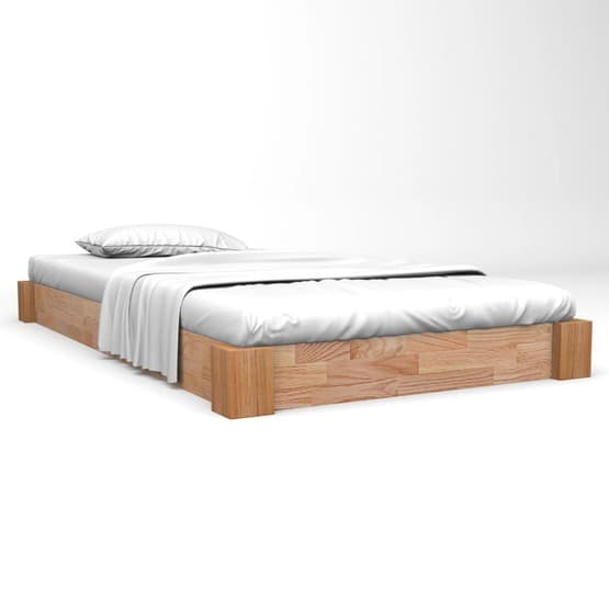 Sängram Massiv Ljus Ek 90X200 Cm