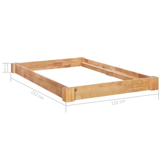 Sängram Massiv Ljus Ek 120X200 Cm