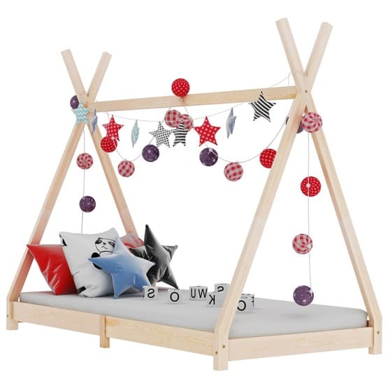 Barnsäng Tipisäng Massiv Furu 70X140 Cm