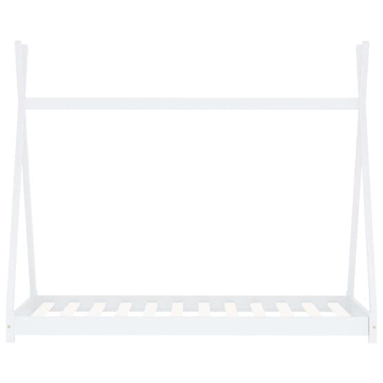 Barnsäng Tipisäng Vit Massiv Furu 80X160 Cm