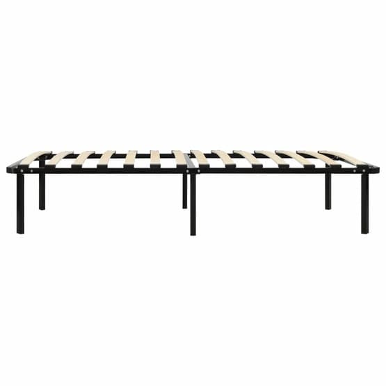 Sängram Svart Metall Höga Ben 90X200 Cm