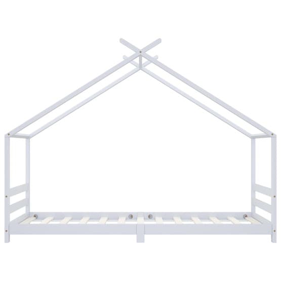 Barnsäng Vit Massiv Furu 90X200 Cm