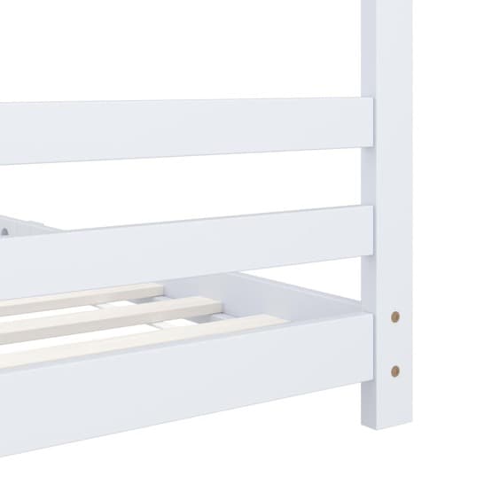 Barnsäng Vit Massiv Furu 90X200 Cm