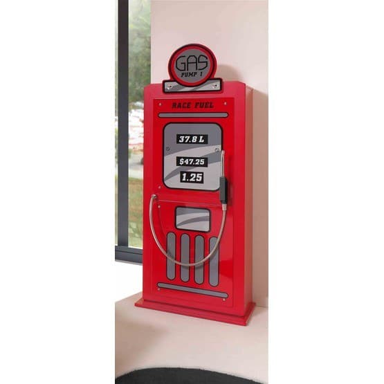 Juniorseng og garderobe - racerbil 70x140 cm