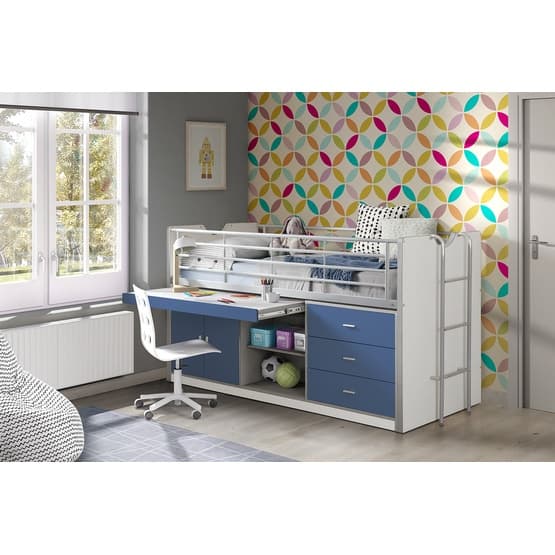 Loftsäng - Bonny 95 - Blå