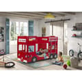 Miniatyrbild 3 av 3: Våningssäng Med Madrasser - 90x200 Cm - Brandbil