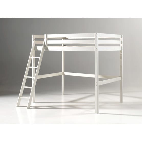Loftsäng - Pino Mezzanine 140x200 Cm - Vit
