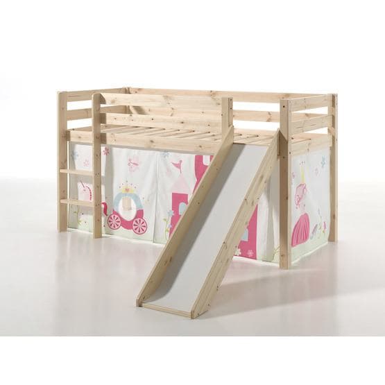 Mini loftseng Nature Med gardin og rutsjebane - Princess