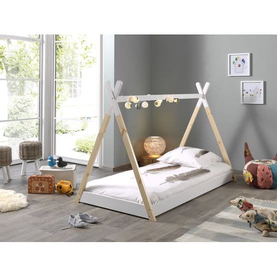 Telttasänky - Tipi-sänky - 90x200 cm - Valkoinen