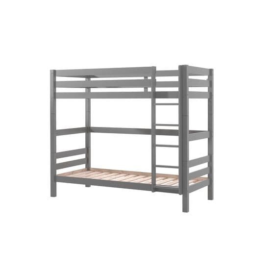 Køjeseng Med Opredning - Pino - 180 Cm Høj - Grå