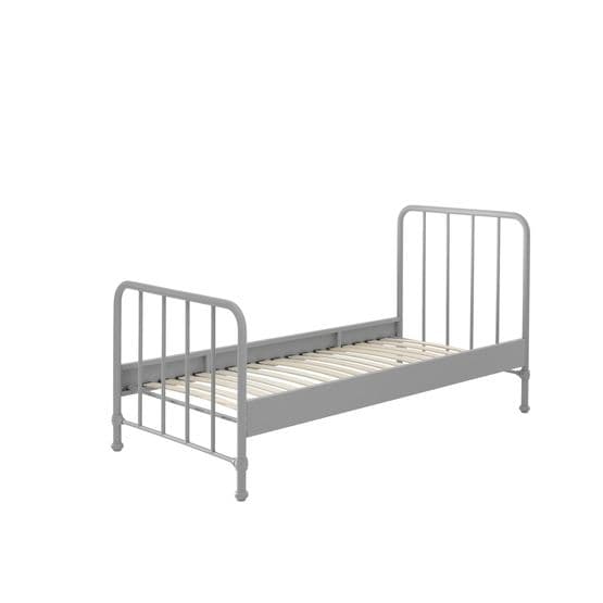Yhden hengen sänky - Bronxx - 90x200 cm - Harmaa