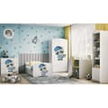 Miniatyrbild 3 av 6: Barnsäng - Babydreams Vit - Racoon Med Låda Och Madrass 180x80 Cm