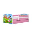 Miniatyrbild 4 av 5: Barnsäng - Babydreams Rosa - Safari Med Låda Och Madrass 160x80 Cm