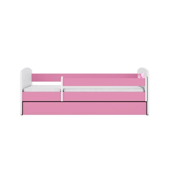 Tremmeseng - Babydreams Pink - Fe Med Vinger Med Skuffe 160x80 Cm