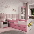 Miniatyrbild 1 av 5: Barnsäng - Babydreams Rosa - Digger Med Låda 180x80 Cm