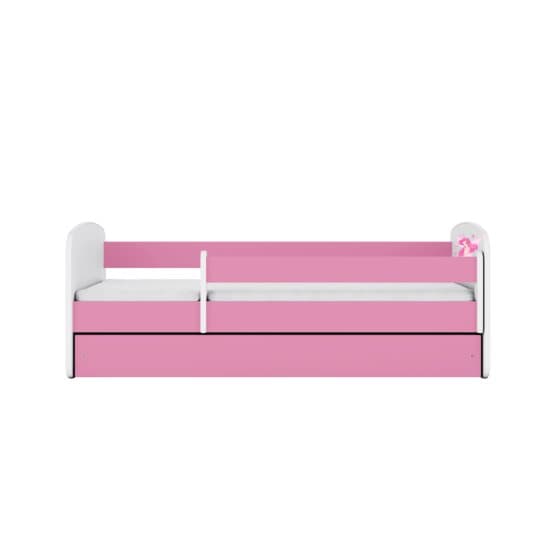 Tremmeseng - Babydreams Pink - Fe Med Sommerfugle Med Æske Og Madras 160x80 Cm