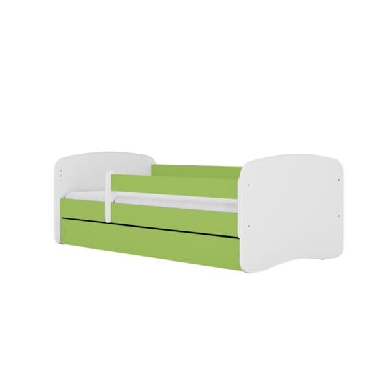 Tremmeseng - Babydreams Green - Princess On Horse Med Box Og Madras 140x70 Cm
