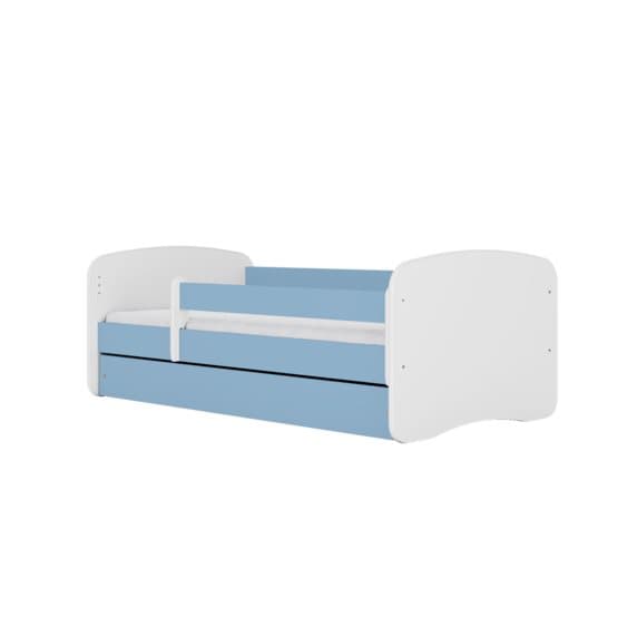 Tremmeseng - Babydreams Blue - Princess On Horse Med Box Og Madras 160x80 Cm