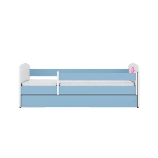 Tremmeseng - Babydreams Blue - Princess On Horse Med Box Og Madras 160x80 Cm