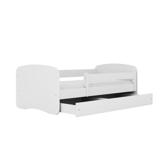 Tremmeseng - Babydreams Hvid - Med Skuffe Og Madras 140x70 Cm