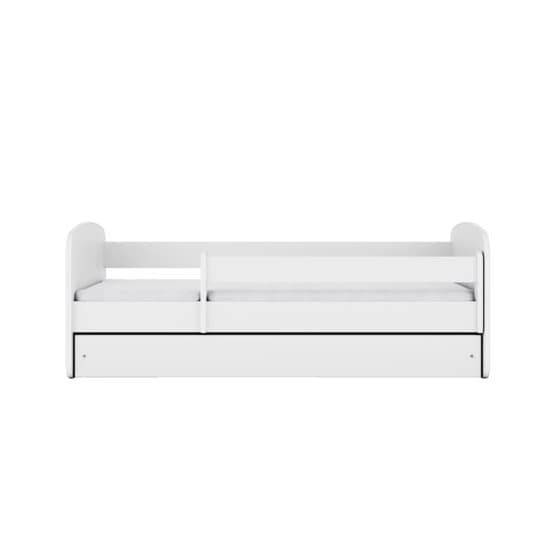 Tremmeseng - Babydreams Hvid - Med Skuffe Og Madras 140x70 Cm