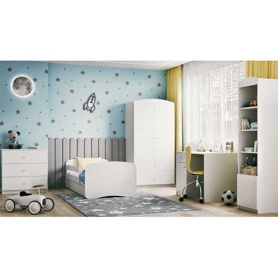Barnsäng - Babydreams Vit - Med Låda 180x80 Cm