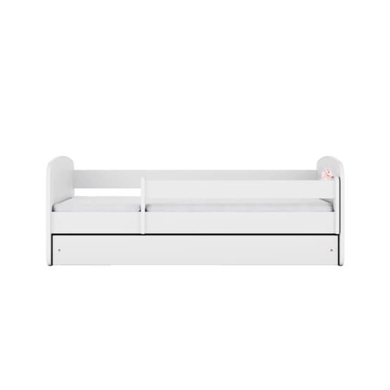 Tremmeseng - Babydreams Hvid - Hest Med Skuffe 180x80 Cm